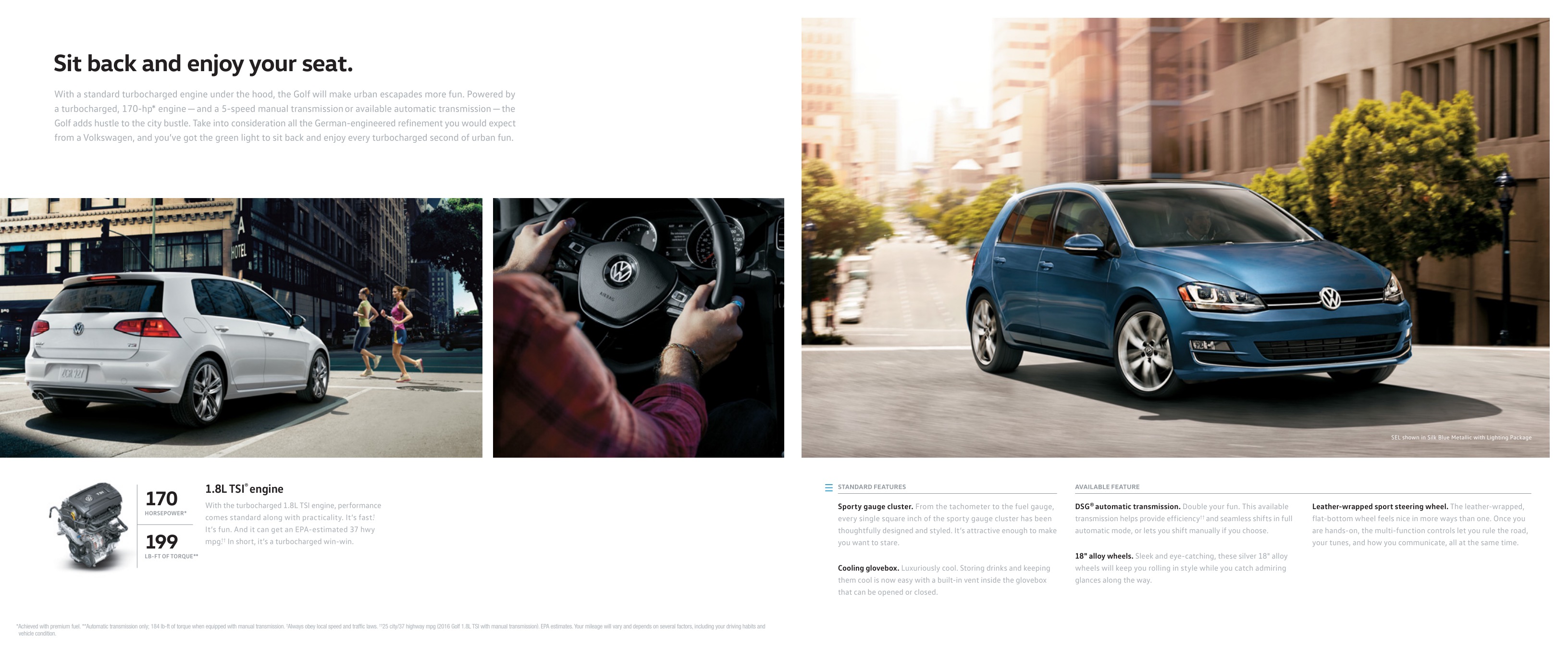 2016 VW Golf Brochure Page 6